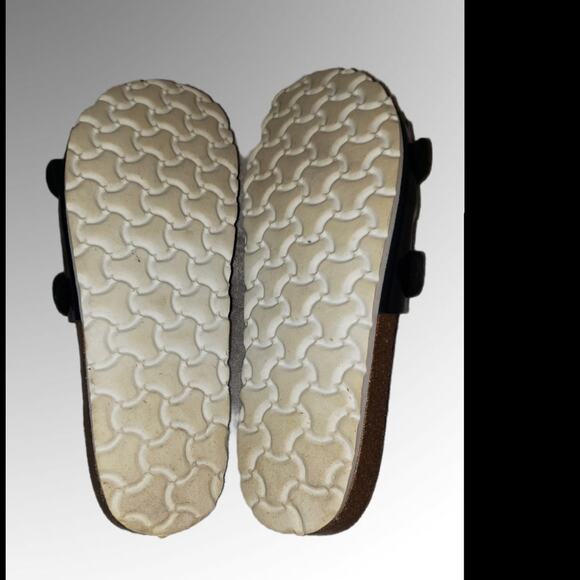 Biostep 2 strap sandals, black patent leather sz 9 - Picture 9 of 11